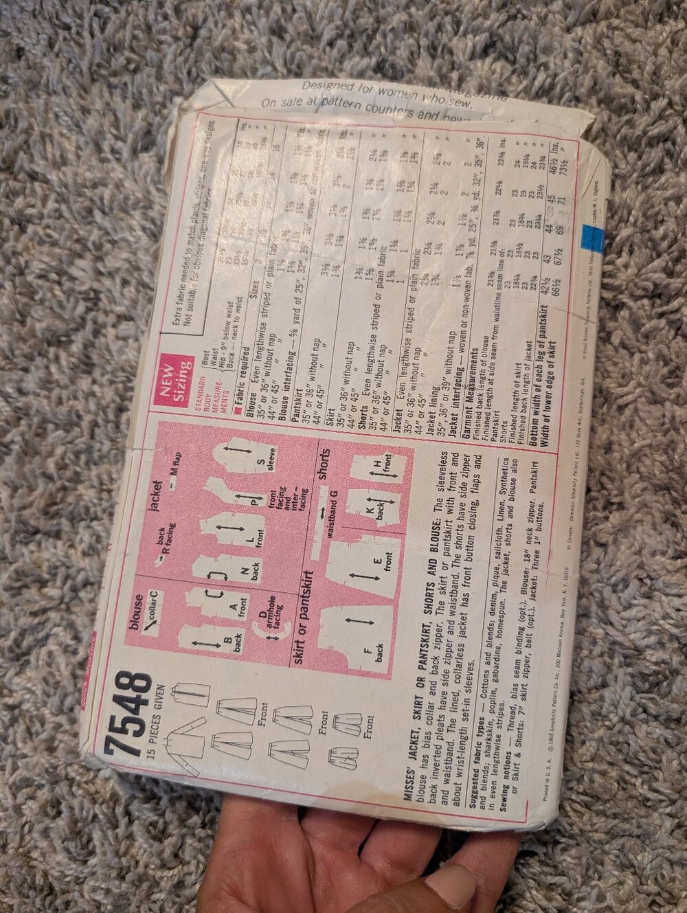 Vintage Simplicity Pattern - Picture 3 of 3
